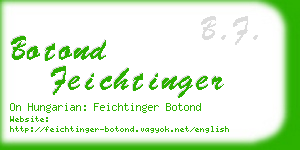 botond feichtinger business card